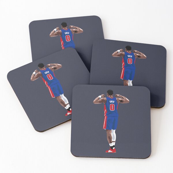 Item preview, Jalen Duren Vector Back Blue Qiangy designed and sold by qiangdade.