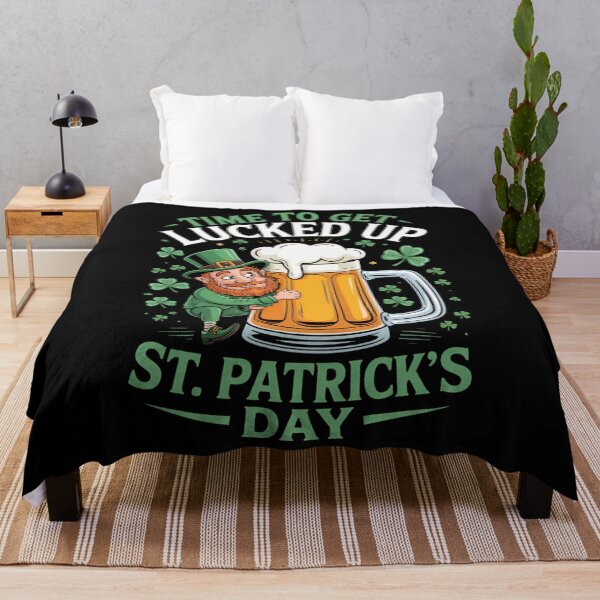 Item preview, St Patricks Day Funny Drunk Leprechaun Irish Holiday designed and sold by TikCore.