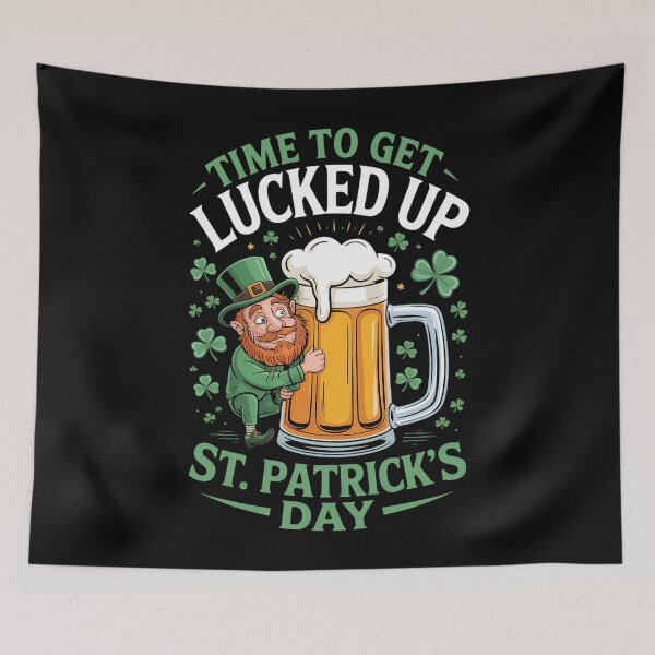 Item preview, St Patricks Day  Funny Drunk Leprechaun Irish Holiday designed and sold by TikCore.