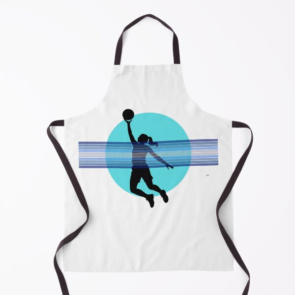 Item preview, Hooper Girl Layup Basketball Tee – Blue Layup Silhouette | Minimal Vector Design designed and sold by SlanTee.