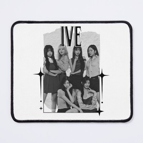 Item preview, IVE Kpop Girl group K-music south korean girl group Scrapbook Collage Cozy Y2K Vintage Design designed and sold by HELL0WBELLO.