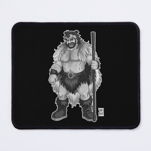 Item preview, ADAM LIKES BEARBARIANS - Greyscale designed and sold by bobobear.
