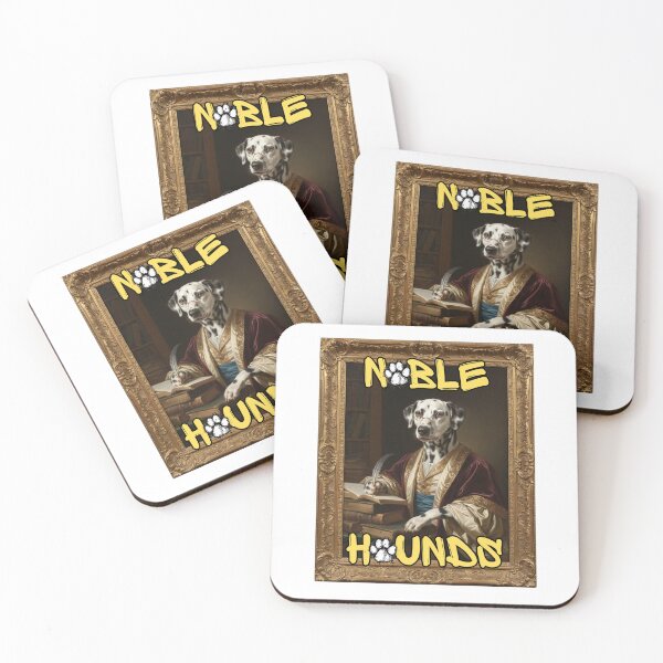 Item preview, Noble Hounds – Dalmatian Scholar Vintage Portrait Art designed and sold by Smashed-Ferret.