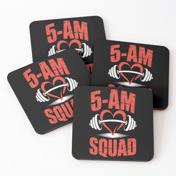 Item preview, 5-Am Squad Gym Workout Fitness Motivation Team designed and sold by brinbotty.