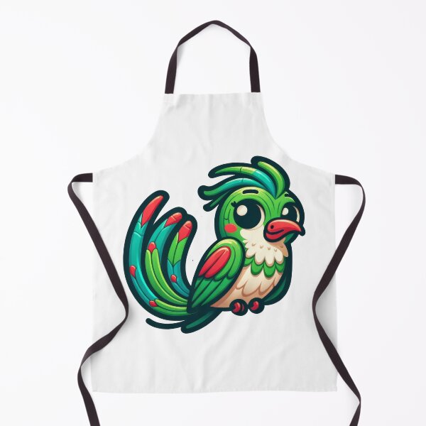 Item preview, Cute Quetzal Sticker – Kawaii Colorful Tropical Bird Art designed and sold by LunaPixelStudio.