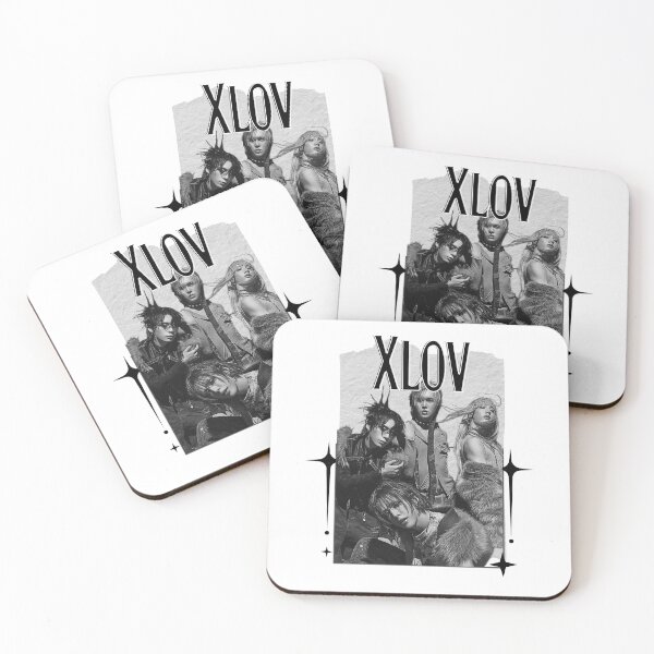Item preview, XLOV Kpop Boy group K-music Boy group surcoreano Scrapbook Collage Cozy Y2K Vintage Design designed and sold by HELL0WBELLO.