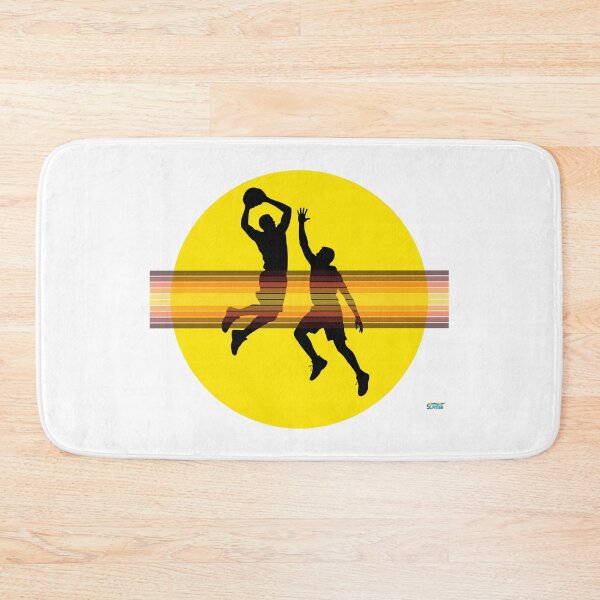Item preview, Hooper attack and defence Silhouette – Red sunset | Vintage Hoops T-Shirt designed and sold by SlanTee.