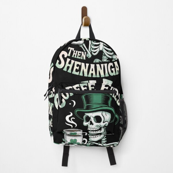 Item preview, St. Patrick_s Skeleton Coffee Shenanigans designed and sold by TikCore.