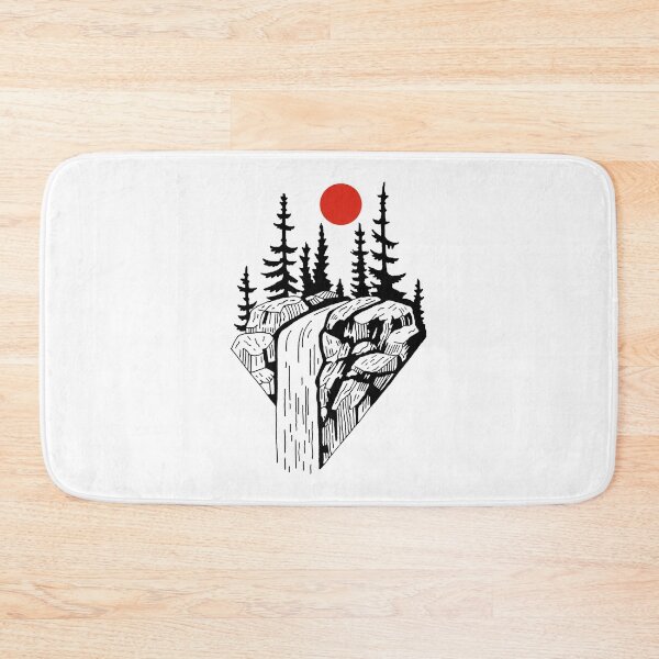 Item preview, The black waterfall and the red sun designed and sold by Lagueny.