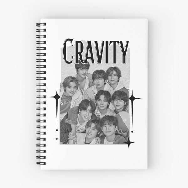 Item preview, Cravity K-Pop Group Dynamic Portrait Kpop Boy group K-music south korean Boy group Scrapbook Collage Cozy Y2K Vintage Design designed and sold by HELL0WBELLO.