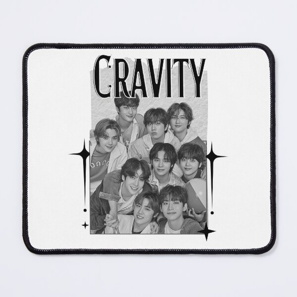 Item preview, Cravity K-Pop Group Dynamic Portrait Kpop Boy group K-music south korean Boy group Scrapbook Collage Cozy Y2K Vintage Design designed and sold by HELL0WBELLO.