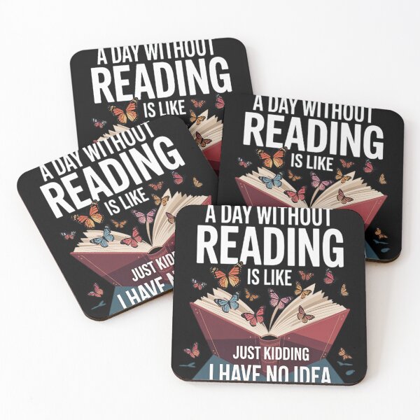 Item preview, A day without reading is like bookworm designed and sold by brinbotty.