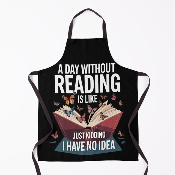 Item preview, A day without reading is like bookworm designed and sold by brinbotty.