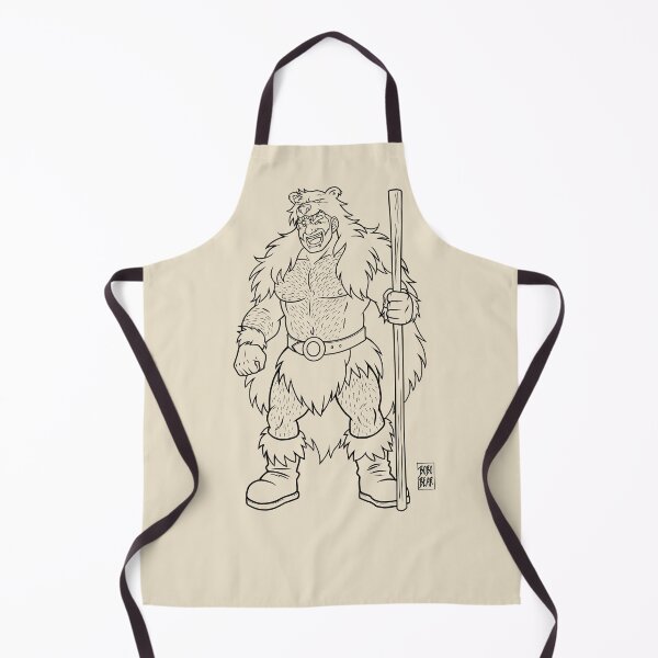 Item preview, ADAM LIKES BEARBARIANS - Black Lineart designed and sold by bobobear.