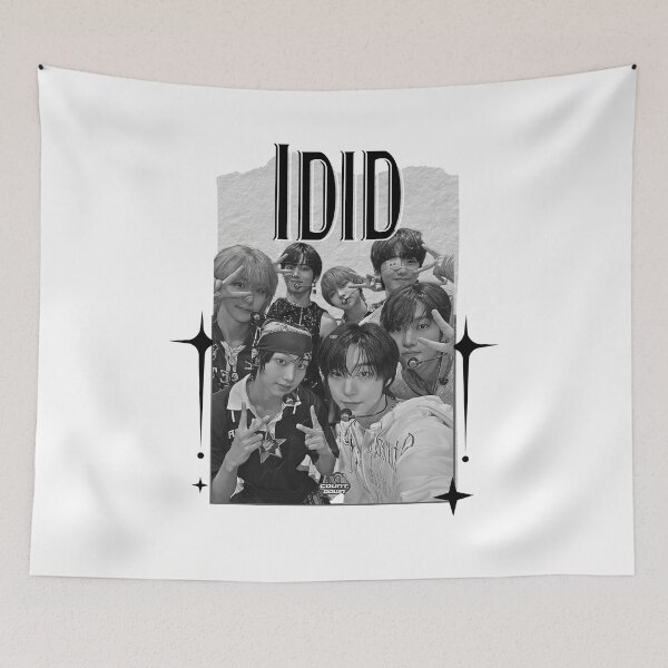 Item preview, IDID Debut Era Seven-Member Boy GroupKpop Boy group K-music south korean Boy group Scrapbook Collage Cozy Y2K Vintage Design designed and sold by HELL0WBELLO.
