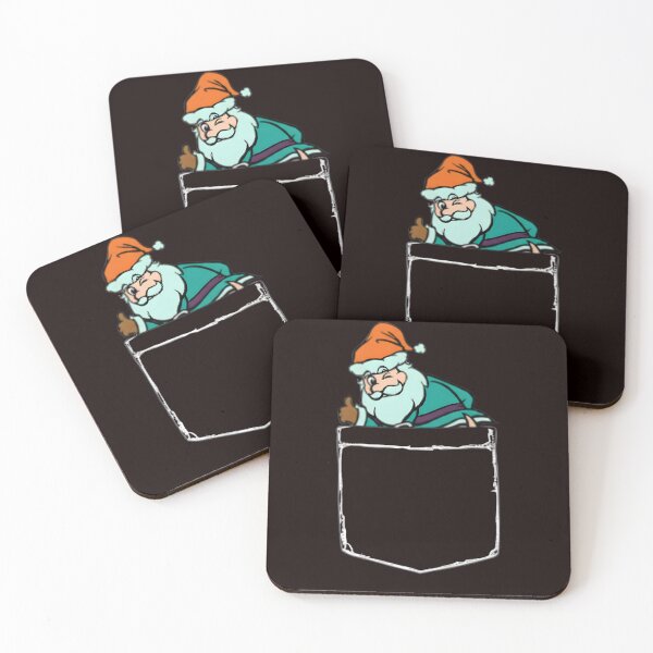 Item preview, Santa Claus Funny Pocket, Bad Santa Prank Humor Sarcastic Santa Humor, Ugly Christmas designed and sold by DesignDenDo ⭐⭐⭐⭐⭐.
