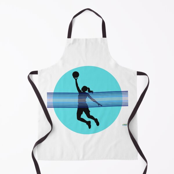 Item preview, Hooper Girl Layup Basketball Tee – Blue Layup Silhouette | Minimal Vector Design designed and sold by SlanTee.