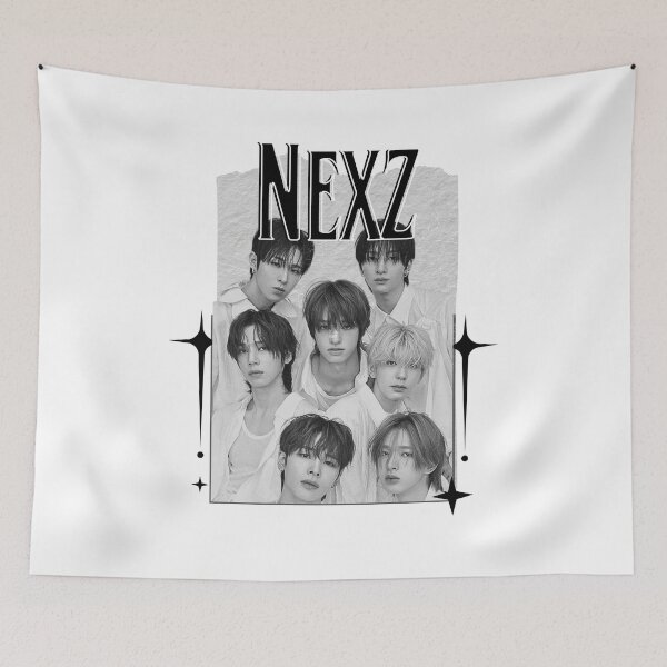 Item preview, Nexz Boys: Next-Generation Pop Energy Kpop Boy group K-music south korean Boy group Scrapbook Collage Cozy Y2K Vintage Design designed and sold by HELL0WBELLO.