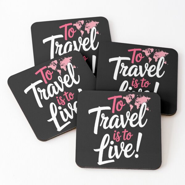 Item preview, Travel is to Live Travelling Life Wanderlust designed and sold by brinbotty.