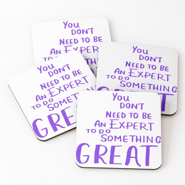Item preview, Don't Need To Be An Expert Motivational Quote Design designed and sold by EverBranz-stor.