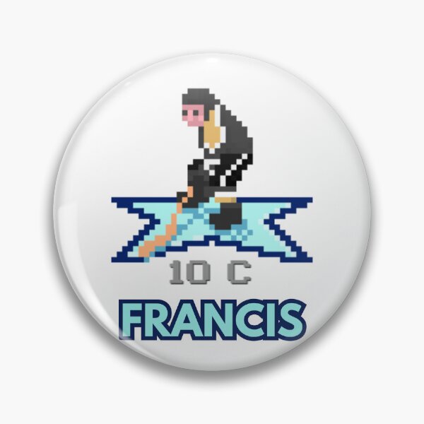 Item preview, Penguins Legend Ron Francis as an NHL 94 Character designed and sold by guitarchalk.