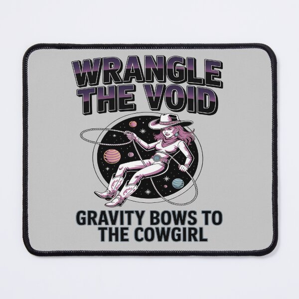 Item preview, cosmic cowgirl - space cowgirl - galactic cowgirl - surreal western - cowboy spacecore - cosmic rodeo - laser lasso - outlaw cowgirl - alien rodeo - neon cowgirl - women’s sci-fi - space aesthetic designed and sold by JansenGS.