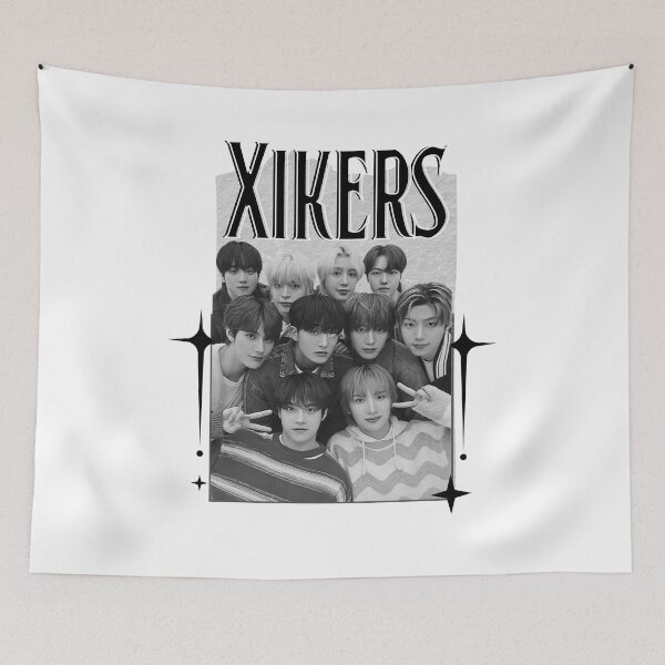 Item preview, Xikers Time-Traveling K-Pop Concept Art Kpop Boy group K-music south korean Boy group Scrapbook Collage Cozy Y2K Vintage Design designed and sold by HELL0WBELLO.