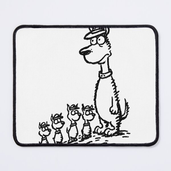 Item preview, Strict Doberman Drill Sergeant Line Art designed and sold by Flying Doggo.