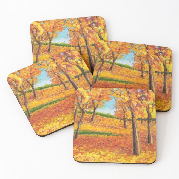 Item preview, Autumn Landscape - Oil Pastel Painting designed and sold by Sky-99.