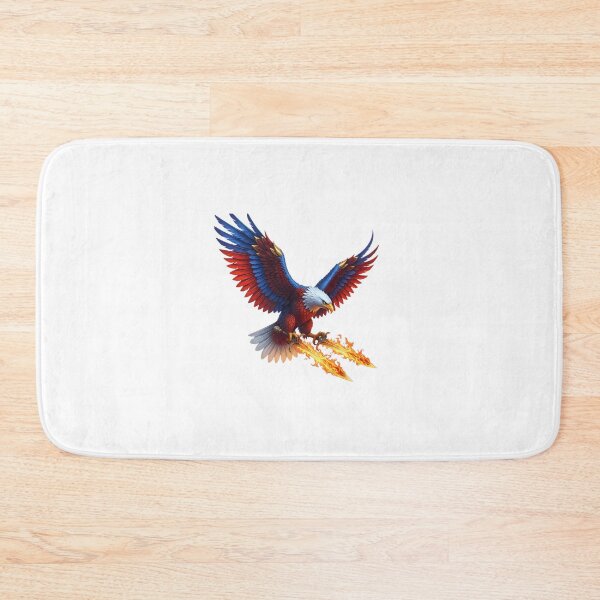 Item preview, Epic Eagle with Flaming Swords – Fantasy Patriot Art designed and sold by pohapoha181.