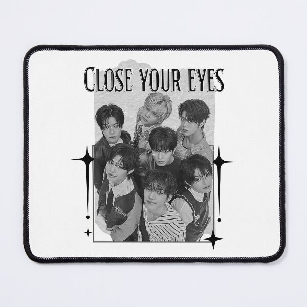 Item preview, Close Your Eyes Multinational K-Pop Debut Kpop Boy group K-music south korean Boy group Scrapbook Collage Cozy Y2K Vintage Design designed and sold by HELL0WBELLO.