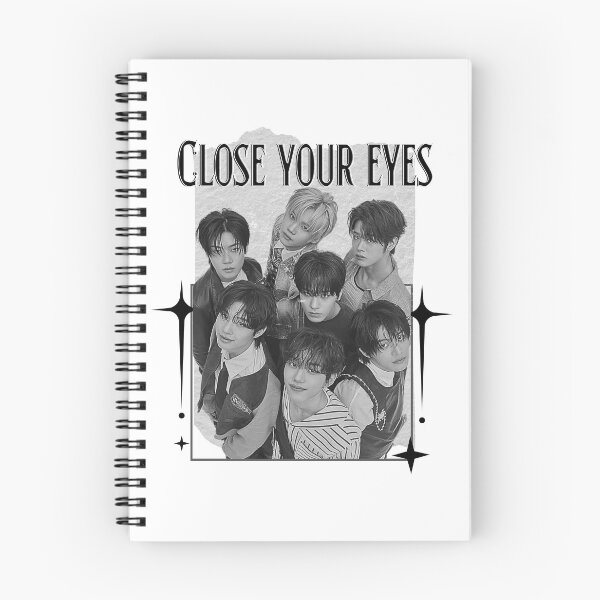 Item preview, Close Your Eyes Multinational K-Pop Debut Kpop Boy group K-music south korean Boy group Scrapbook Collage Cozy Y2K Vintage Design designed and sold by HELL0WBELLO.