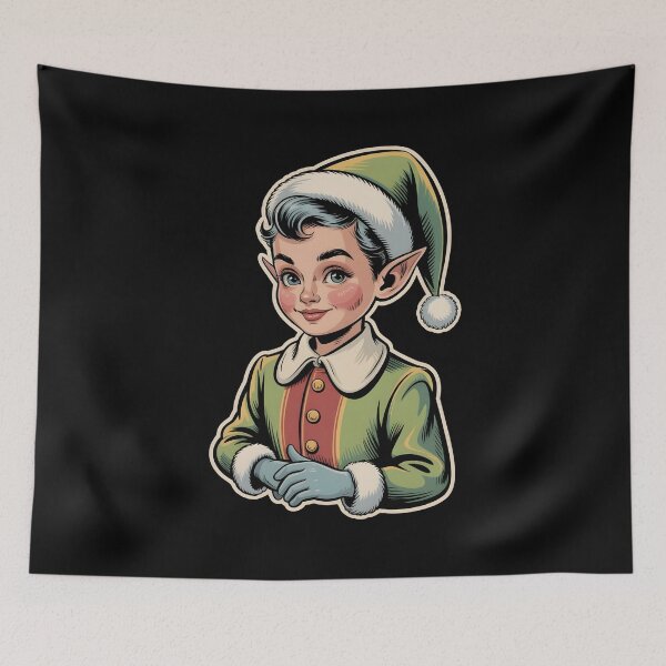 Item preview, Vintage Elf With Big Ears  designed and sold by 404wearpl.