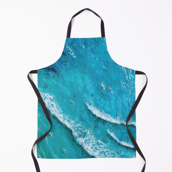 Item preview, Ocean Waves | Surfer Aerial View Poster Print designed and sold by Pulau Kreasi.
