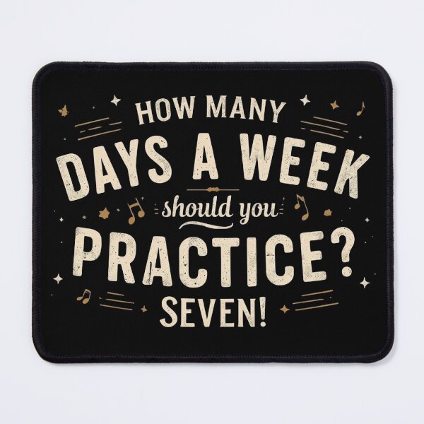 Item preview, How Many Days Should You Practice? Seven! | Music Teacher Humor Design designed and sold by SaritaVerseArt.
