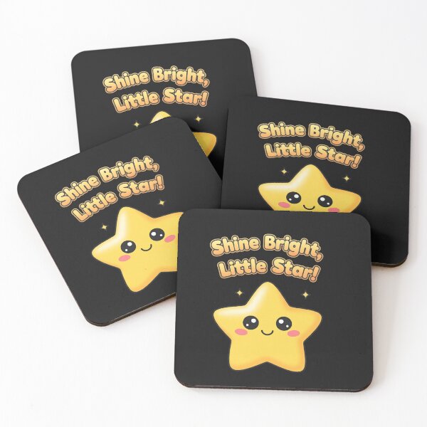 Item preview, Cute Kawaii Star Shine Bright Little Star designed and sold by DraftNDreamShop.