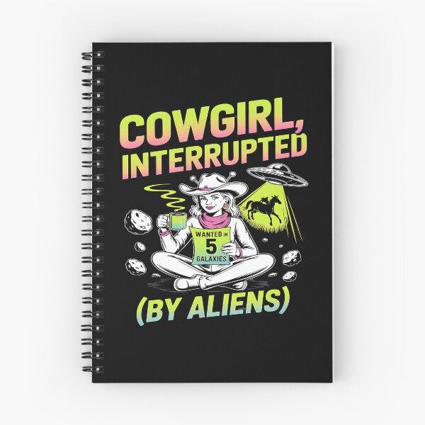 Item preview, cosmic cowgirl - space cowgirl - galactic cowgirl - surreal western - cowboy spacecore - cosmic rodeo - laser lasso - outlaw cowgirl - alien rodeo - neon cowgirl - women’s sci-fi - space aesthetic designed and sold by JansenGS.