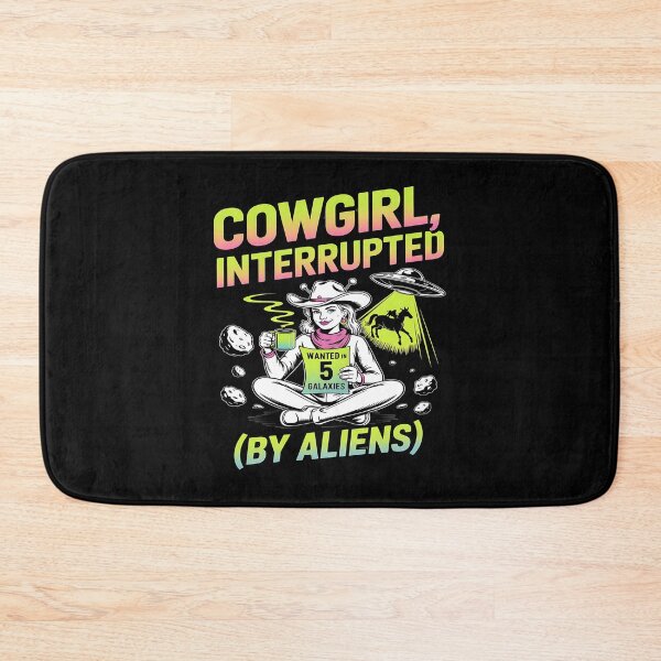 Item preview, cosmic cowgirl - space cowgirl - galactic cowgirl - surreal western - cowboy spacecore - cosmic rodeo - laser lasso - outlaw cowgirl - alien rodeo - neon cowgirl - women’s sci-fi - space aesthetic designed and sold by JansenGS.