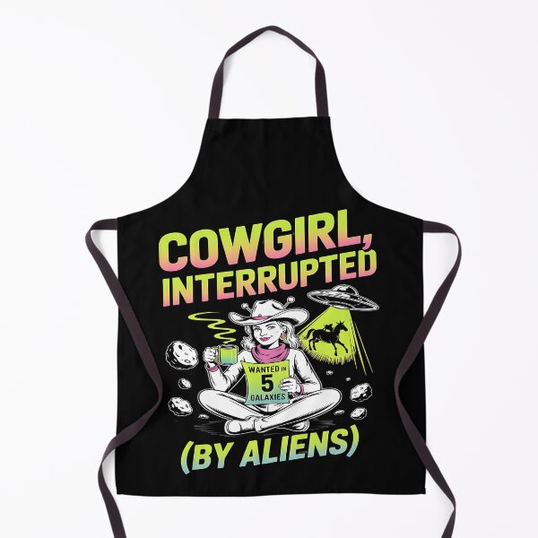 Item preview, cosmic cowgirl - space cowgirl - galactic cowgirl - surreal western - cowboy spacecore - cosmic rodeo - laser lasso - outlaw cowgirl - alien rodeo - neon cowgirl - women’s sci-fi - space aesthetic designed and sold by JansenGS.