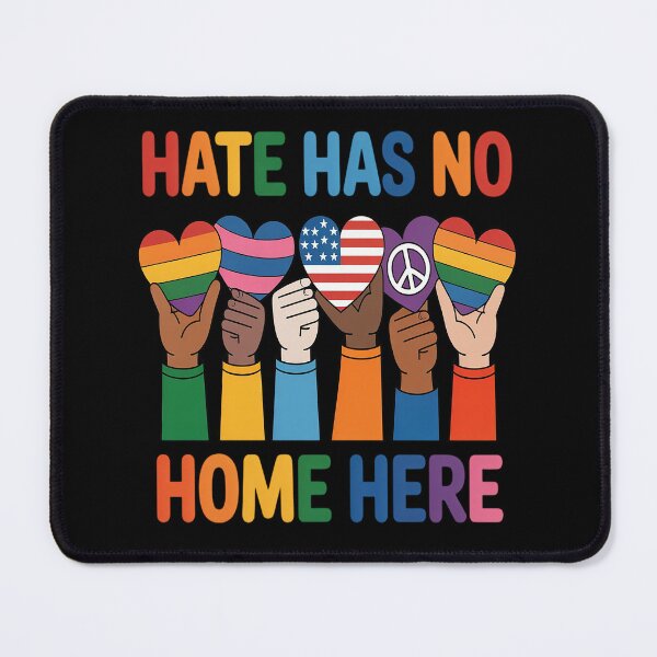 Item preview, Hate Has No Home Here Hippie LGBT designed and sold by kakashinn.