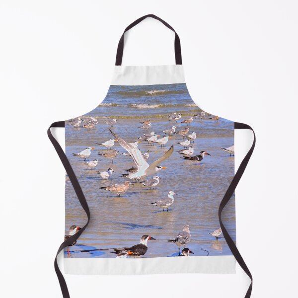 Item preview, Seabirds Flocking on a Hilton Head Beach designed and sold by LisaWootenPhoto.
