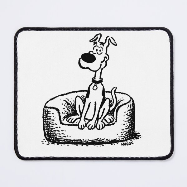Item preview, Big Great Dane Tiny Bed Line Art designed and sold by Flying Doggo.