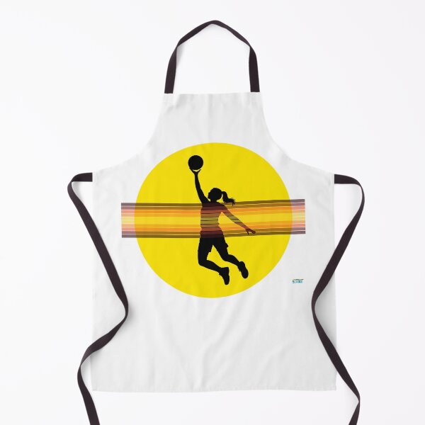 Item preview, Retro Hooper Girl Layup Basketball Shirt – Sunset Streetball Silhouette | Hoops Fan Gift designed and sold by SlanTee.