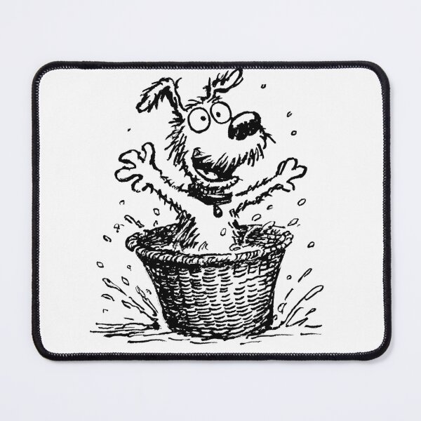 Item preview, Hungry Labrador Picnic Basket Line Art designed and sold by Flying Doggo.