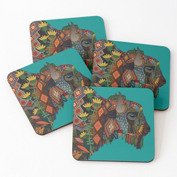 Item preview, bison teal designed and sold by scrummy.
