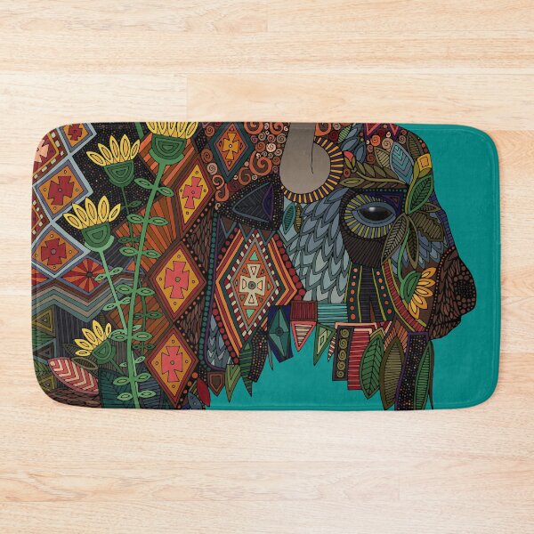 Item preview, bison teal designed and sold by scrummy.