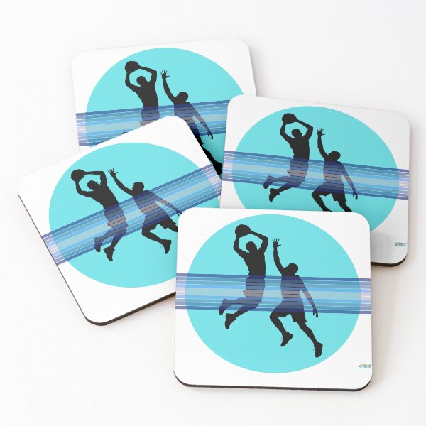 Item preview, Basketball players attack and defence Silhouette – Blue Basketball Graphic | Urban Sports Shirt designed and sold by SlanTee.