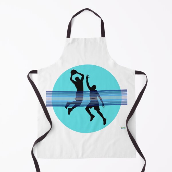 Item preview, Basketball players attack and defence Silhouette – Blue Basketball Graphic | Urban Sports Shirt designed and sold by SlanTee.