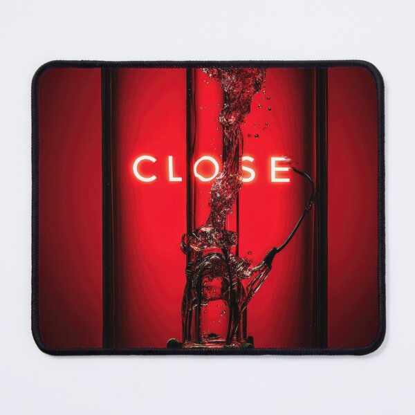 Item preview, Neon “CLOSE” Sign Inside Light Bulb – Modern Red Glow Aesthetic designed and sold by Grafititee.