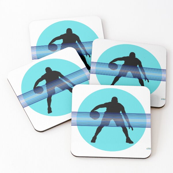 Item preview, Basketball Dribble Hooper Silhouette – Blue Basketball Graphic | Urban Sports Shirt designed and sold by SlanTee.